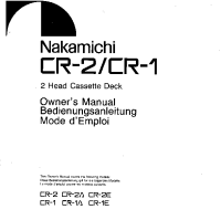 Nakamichi CR-1-CR-2-User-Manual